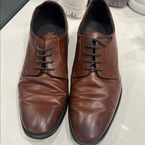 H&M Brown Leather Oxford Shoes